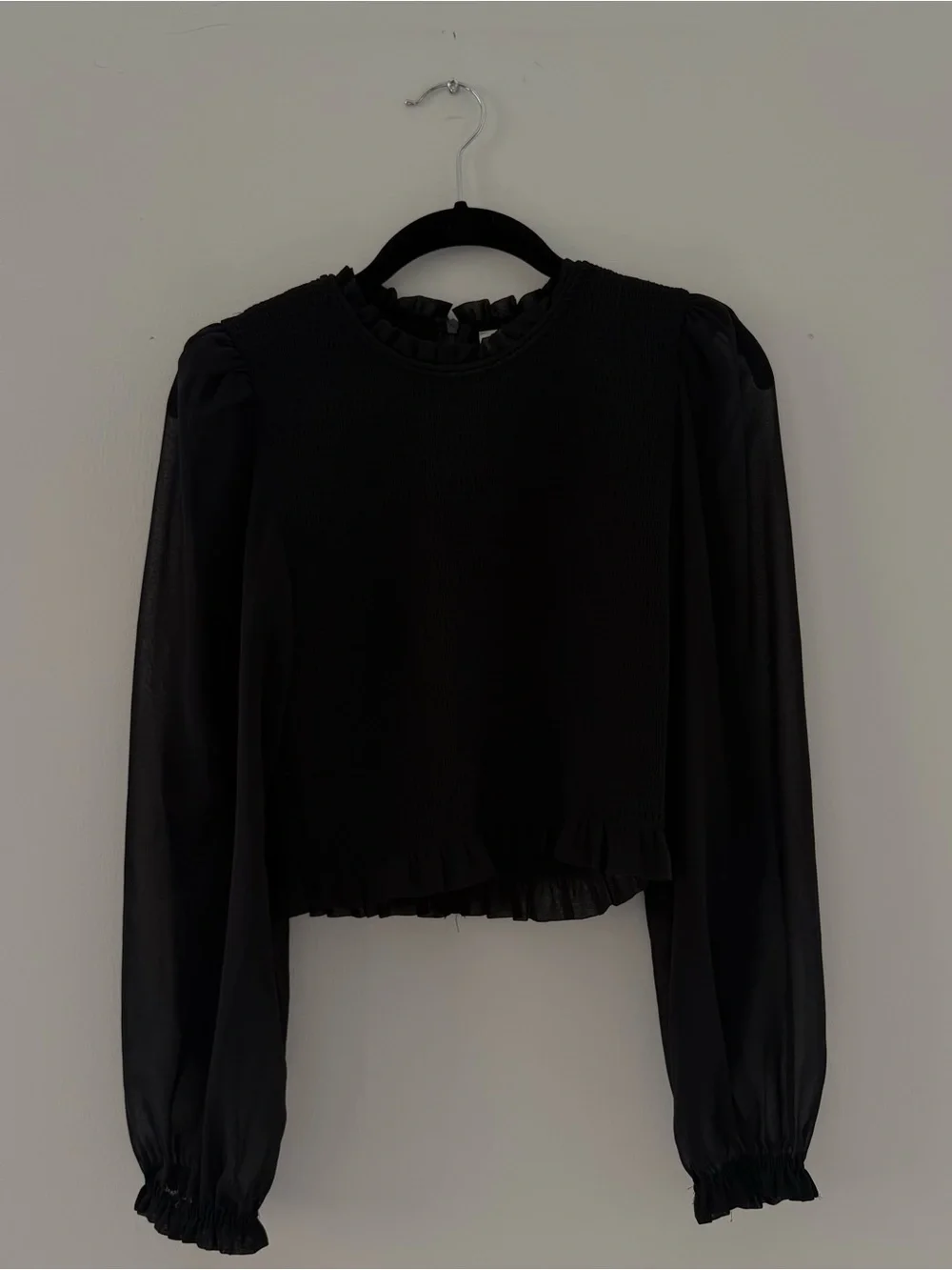 Aritzia Wilfred Black Blouse